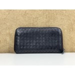 BOTTEGA VENETA INTRECCIATO ZIP AROUND LONG WALLET